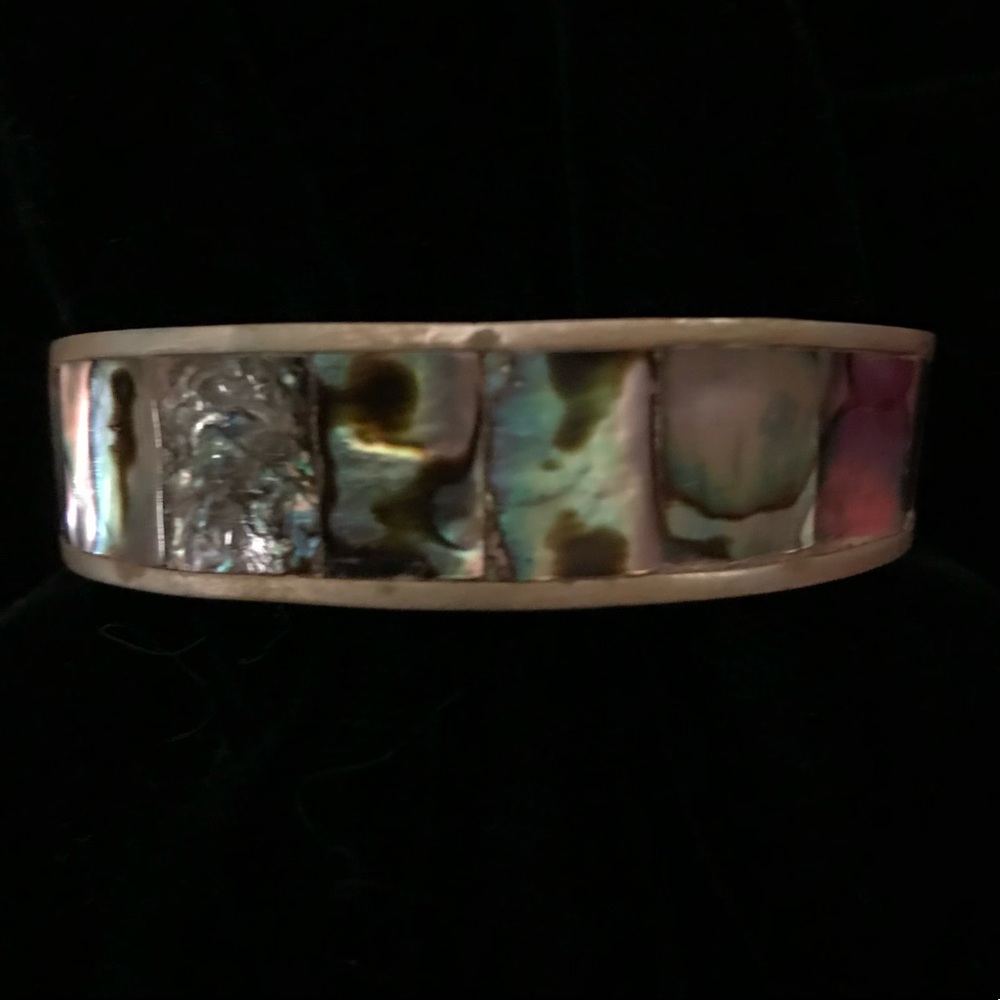 Vintage Abalone Cuff Bracelet